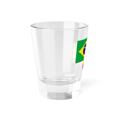 Spain-Brazil Flag (Spain) Shot Glass 1.5oz - Go Mug Yourself