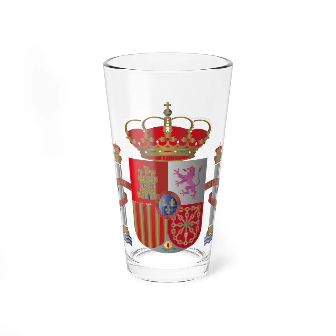 Spain-Coat of arms (Spain) (Coat of Arms) Pint Glass 16oz 16oz - Go Mug Yourself