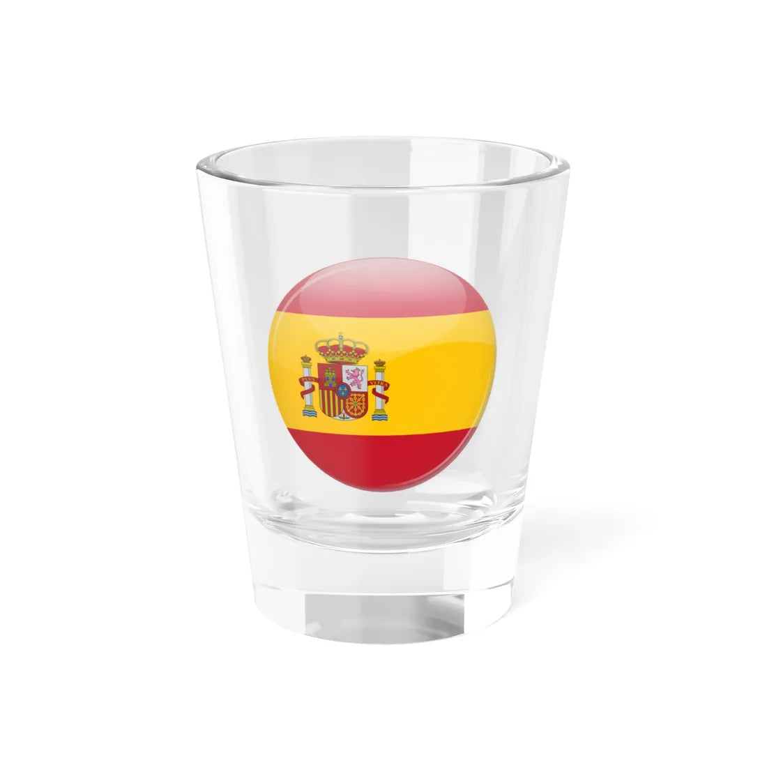 Spain flag icon (Spain) Shot Glass 1.5oz 1.5oz - Go Mug Yourself