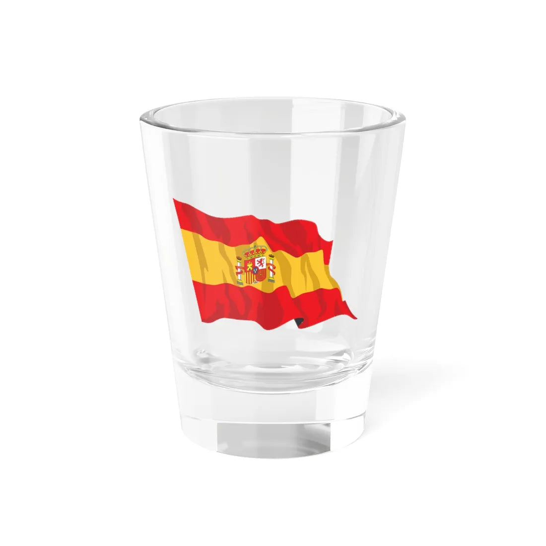 Spain flag waving icon (Spain) Shot Glass 1.5oz 1.5oz - Go Mug Yourself