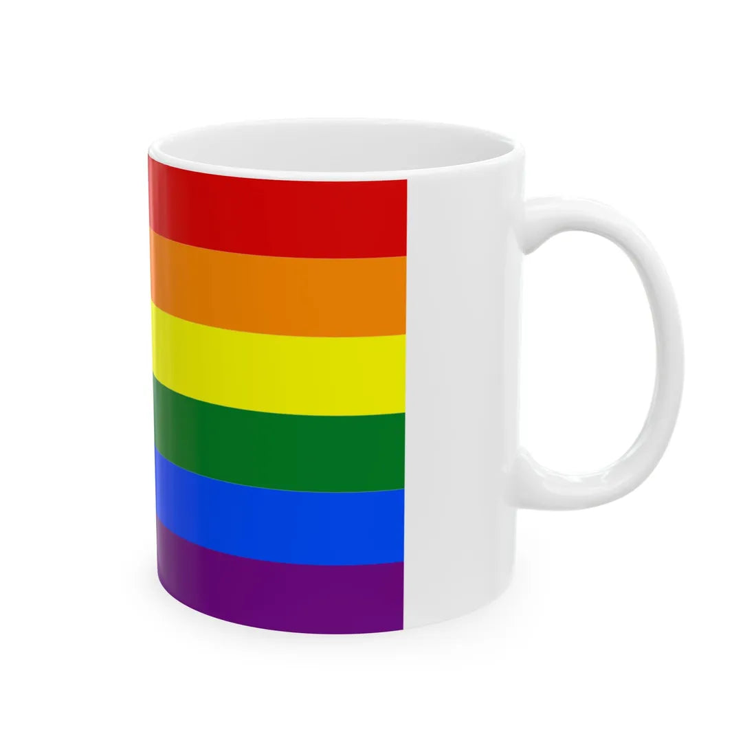 Spain Gay flag (Spain) White Coffee Mug - Go Mug Yourself