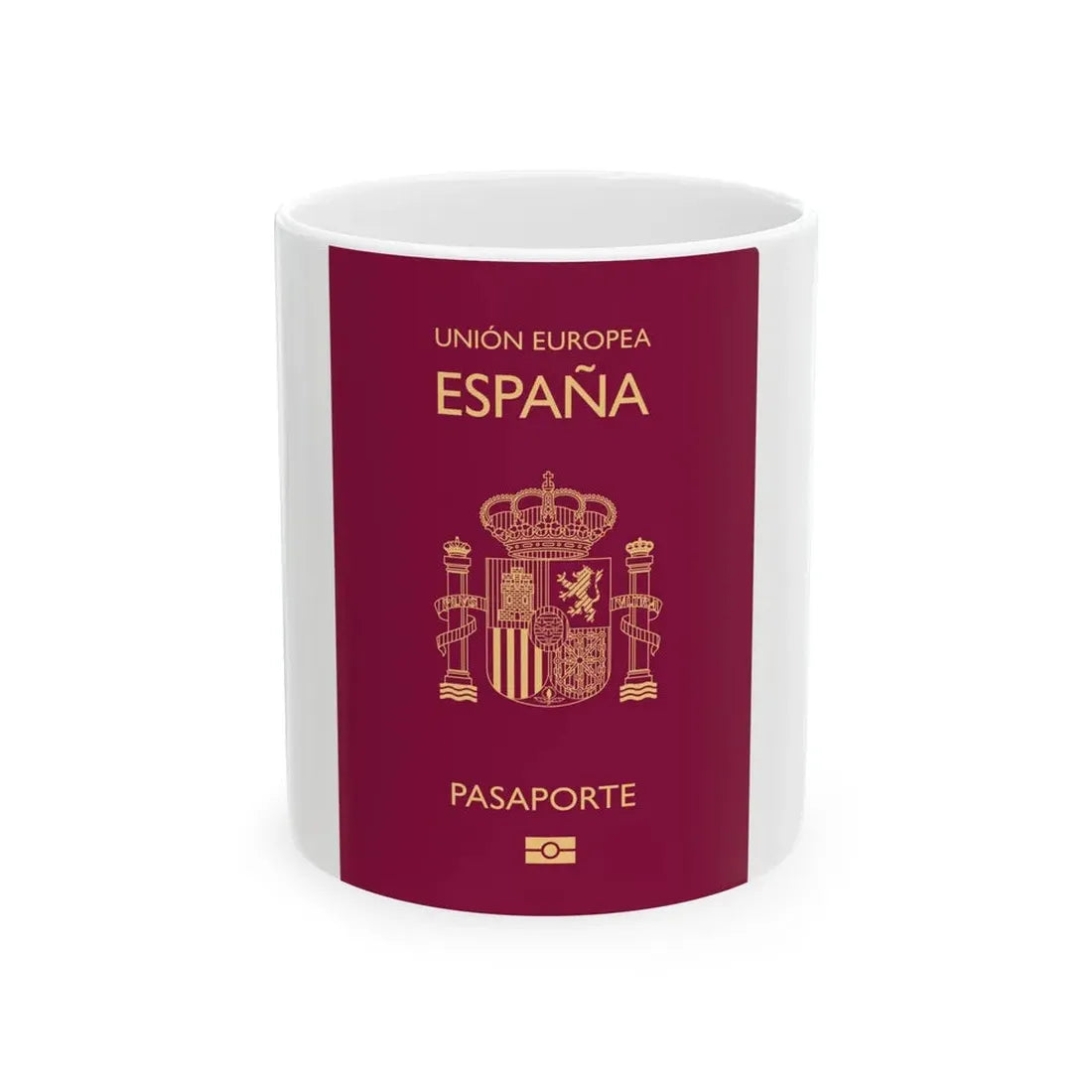 Spain Passport - White Coffee Mug 11oz - Go Mug Yourself
