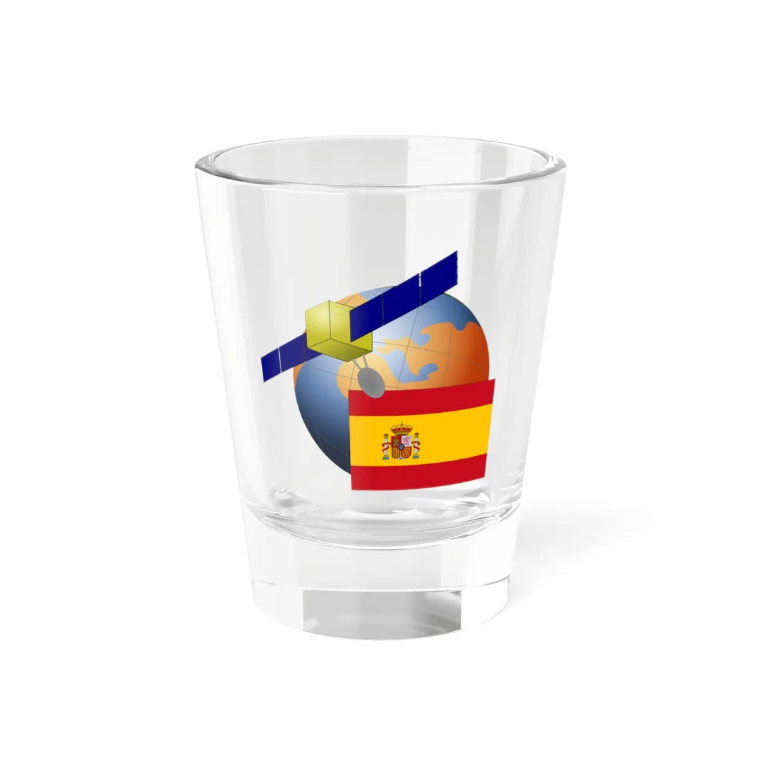 Spain-Satellite (Spain) Shot Glass 1.5oz 1.5oz - Go Mug Yourself