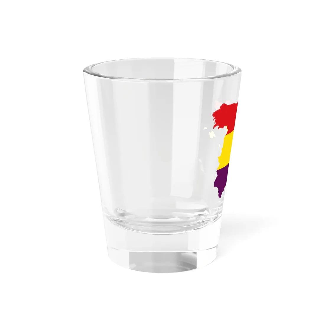Spain with Second Spanish Republic Flag (Spain) Shot Glass 1.5oz - Go Mug Yourself