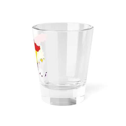 Spain with Second Spanish Republic Flag (Spain) Shot Glass 1.5oz - Go Mug Yourself