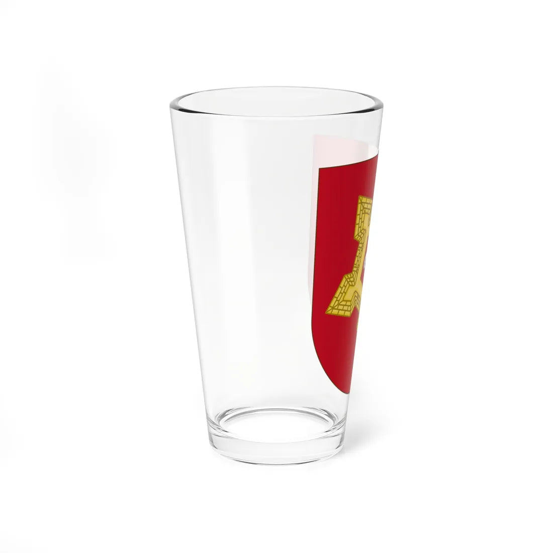 Spanish Army Fortress Defense Course and Graduates Emblem (Spain) (Coat of Arms) Pint Glass 16oz - Go Mug Yourself