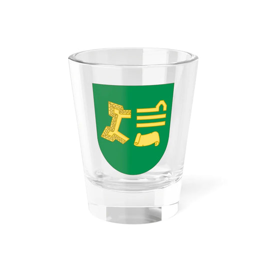Spanish Army Military Heritage Course and Graduates Emblem (Spain) (Coat of Arms) Shot Glass 1.5oz 1.5oz - Go Mug Yourself