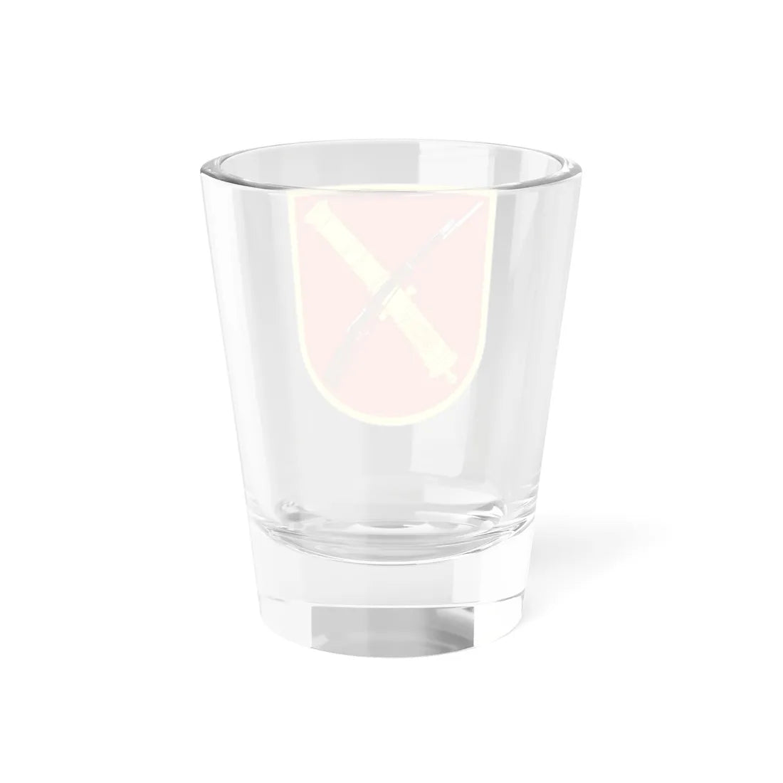 Spanish Army Weaponry Course and Graduates Emblem (Spain) (Coat of Arms) Shot Glass 1.5oz - Go Mug Yourself