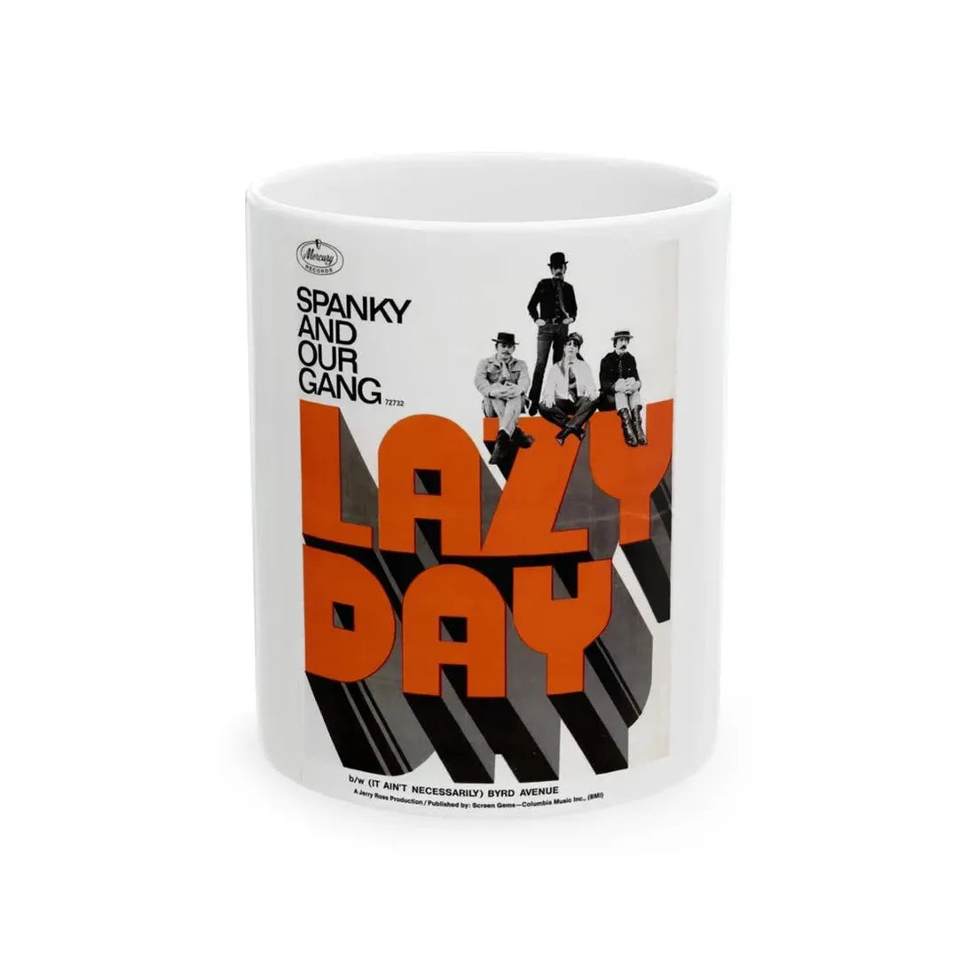 Spanky and Our Gang 1967 (Music Poster) White Coffee Mug 11oz - Go Mug Yourself