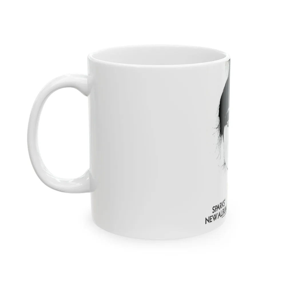Sparks 1974 (Music Poster) White Coffee Mug-Go Mug Yourself