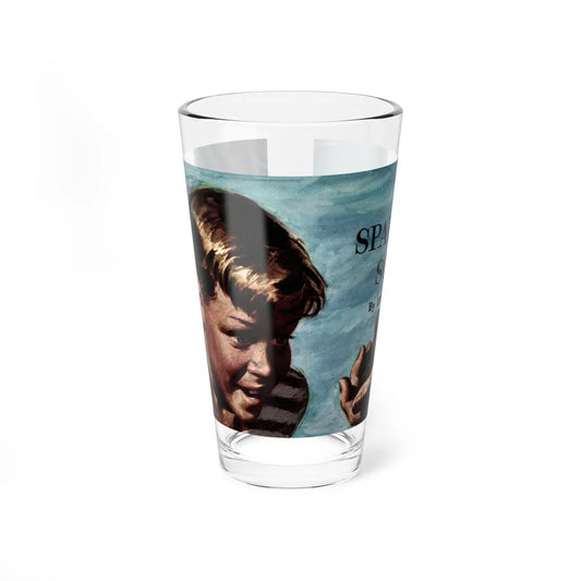 Sparrow Song by Irwin Stark, Collier's, June 11, 1949 (Magazine Illustration) Pint Glass 16oz 16oz - Go Mug Yourself