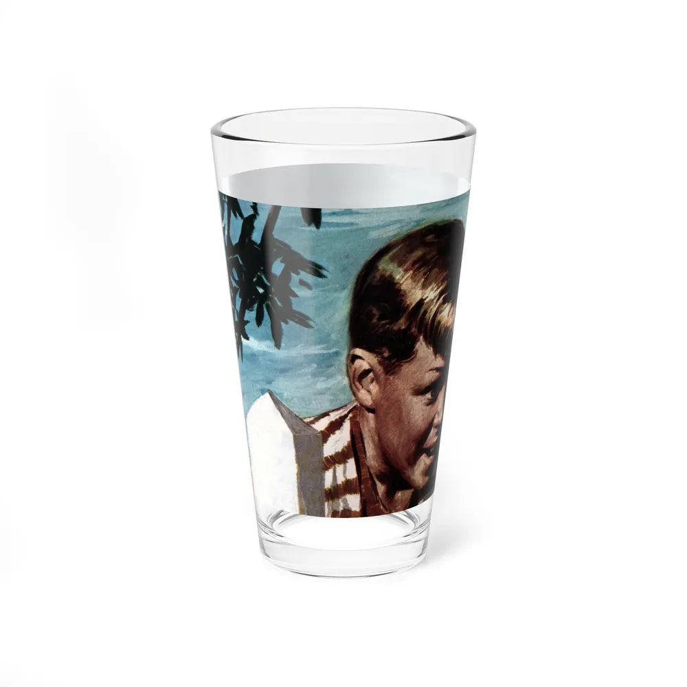 Sparrow Song by Irwin Stark, Collier's, June 11, 1949 (Magazine Illustration) Pint Glass 16oz - Go Mug Yourself