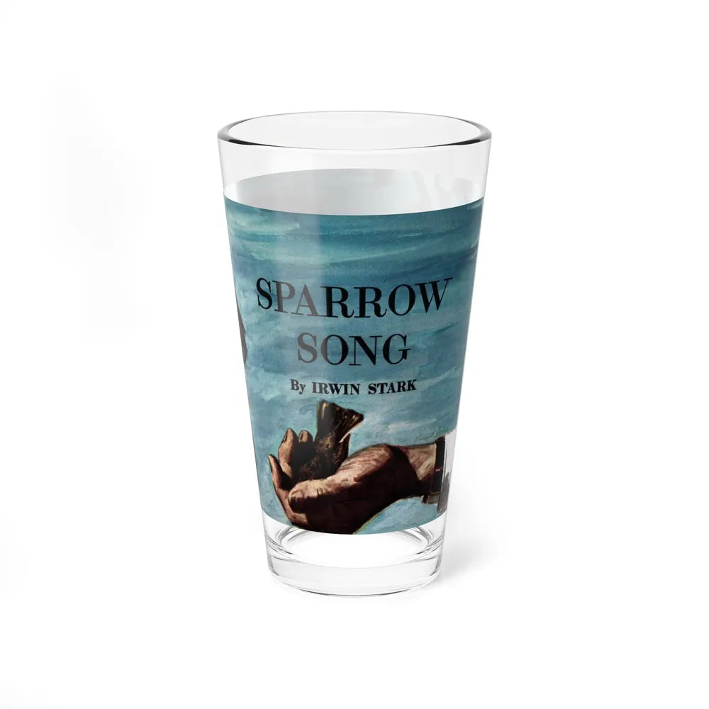 Sparrow Song by Irwin Stark, Collier's, June 11, 1949 (Magazine Illustration) Pint Glass 16oz - Go Mug Yourself