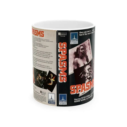 SPASMS (VHS COVER) - White Coffee Mug 11oz - Go Mug Yourself