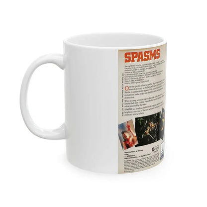SPASMS (VHS COVER) - White Coffee Mug - Go Mug Yourself