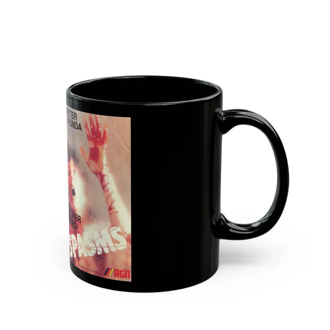 SPASMS=OLIVER REED (VHS COVER) - Black Coffee Mug - Go Mug Yourself