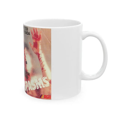 SPASMS=OLIVER REED (VHS COVER) - White Coffee Mug - Go Mug Yourself