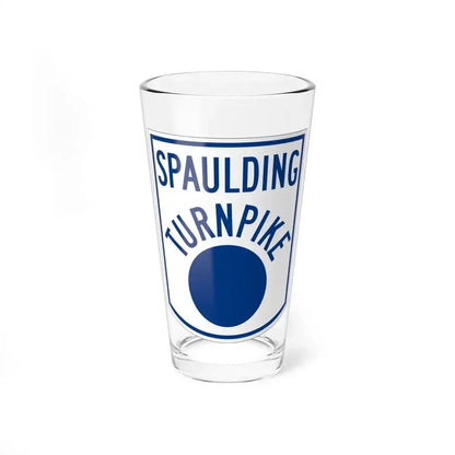 Spaulding Turnpike (New Hampshire) (Road Sign) Pint Glass 16oz 16oz - Go Mug Yourself