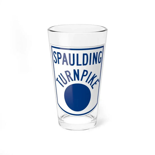 Spaulding Turnpike (New Hampshire) (Road Sign) Pint Glass 16oz 16oz - Go Mug Yourself