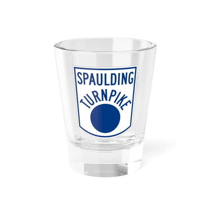 Spaulding Turnpike (New Hampshire) (Road Sign) Shot Glass 1.5oz 1.5oz - Go Mug Yourself