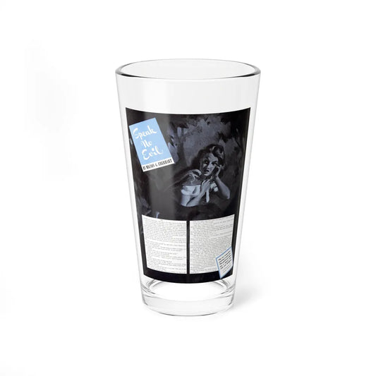Speak no Evil (Pt. 4), Ladies' Home Journal, September 1940 (Magazine Illustration) Pint Glass 16oz 16oz - Go Mug Yourself