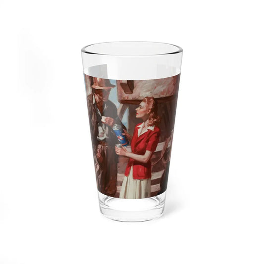 Speak Only With Your Heart, McCall's illustration, 1942 (Magazine Illustration) Pint Glass 16oz 16oz - Go Mug Yourself