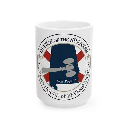Speaker of the House of Alabama - White Coffee Mug 15oz - Go Mug Yourself