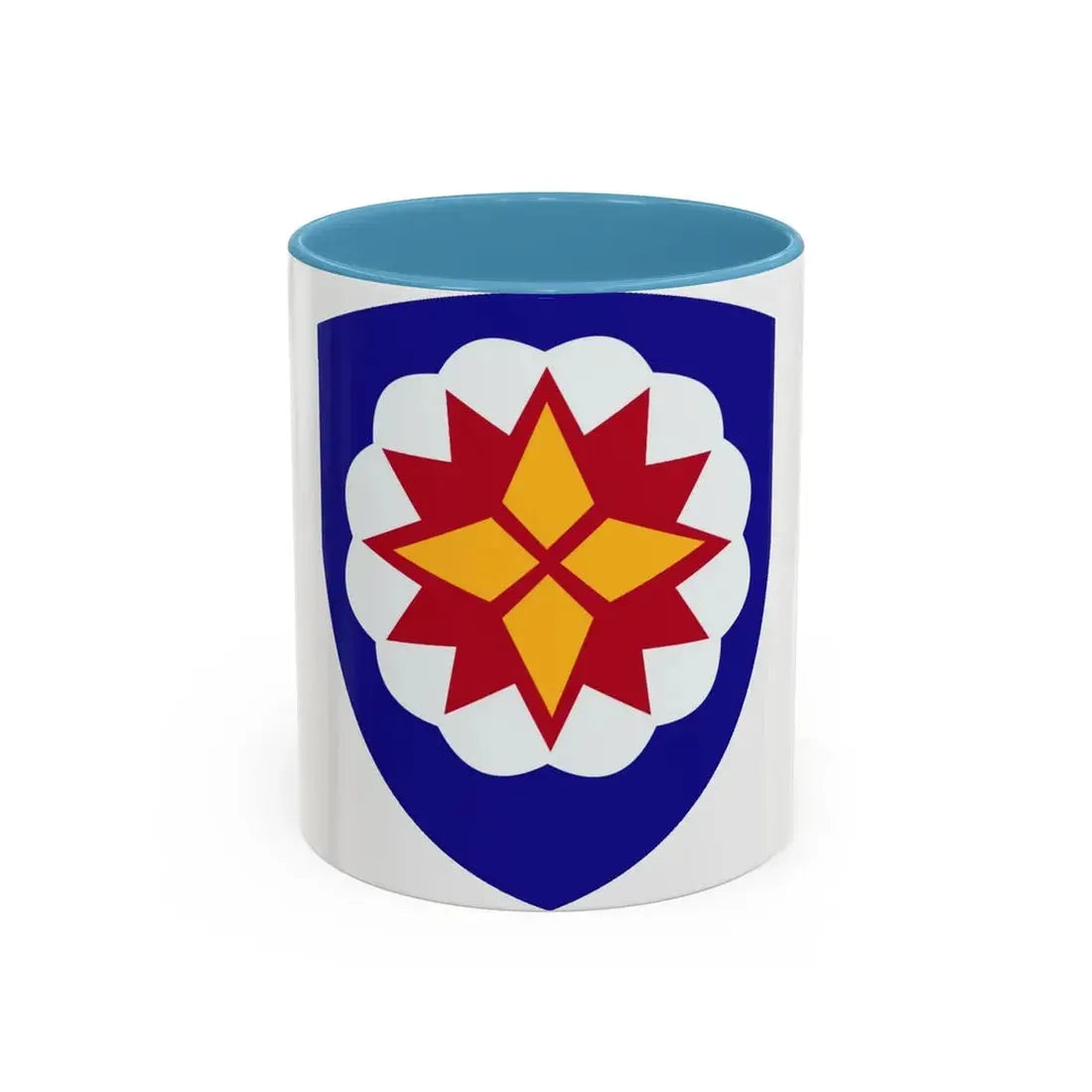 Special Ammunition Support Command (U.S. Army) Accent Coffee Mug 11oz Light Blue - Go Mug Yourself