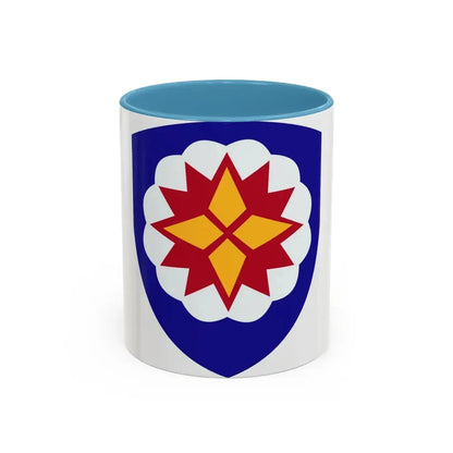 Special Ammunition Support Command (U.S. Army) Accent Coffee Mug 11oz Light Blue - Go Mug Yourself