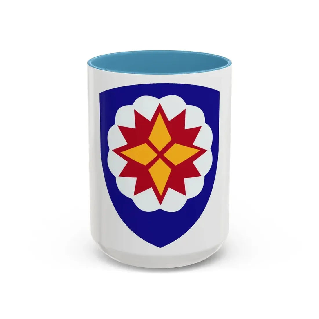 Special Ammunition Support Command (U.S. Army) Accent Coffee Mug 15oz Light Blue - Go Mug Yourself