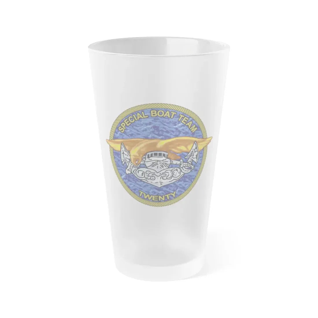 Special Boat Team Twenty (U.S. Navy) Frosted Pint Glass 16oz Default Title - Go Mug Yourself