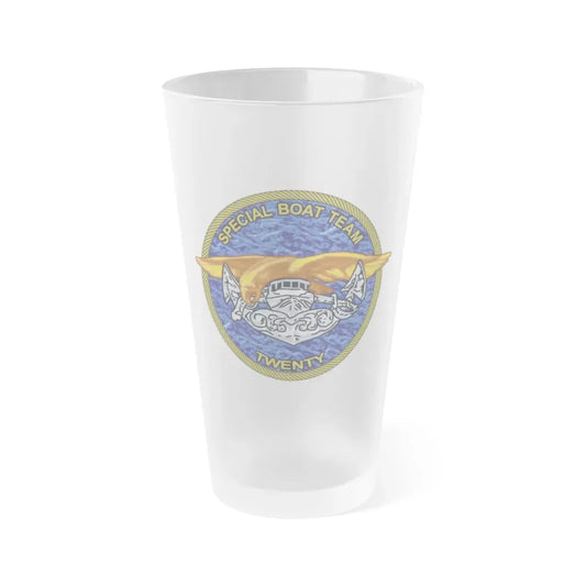 Special Boat Team Twenty (U.S. Navy) Frosted Pint Glass 16oz Default Title - Go Mug Yourself