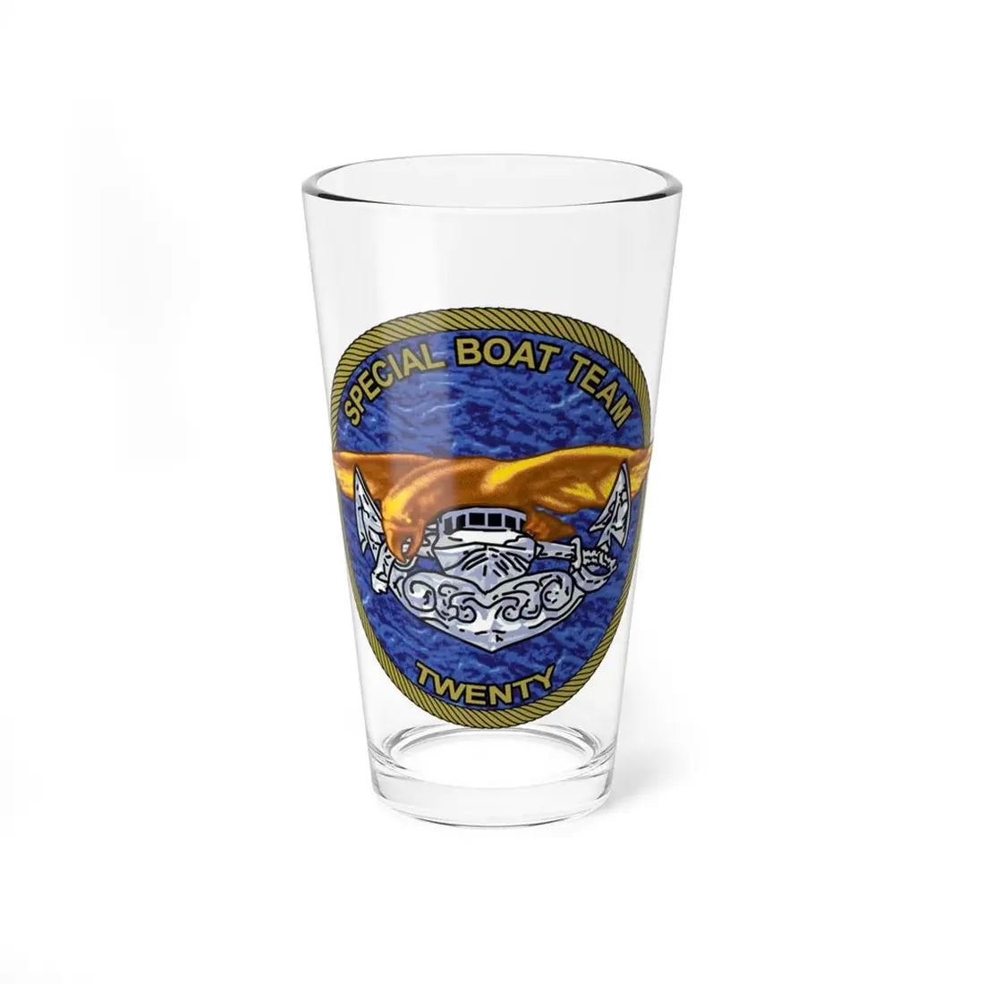 Special Boat Team Twenty (U.S. Navy) Pint Glass 16oz 16oz - Go Mug Yourself