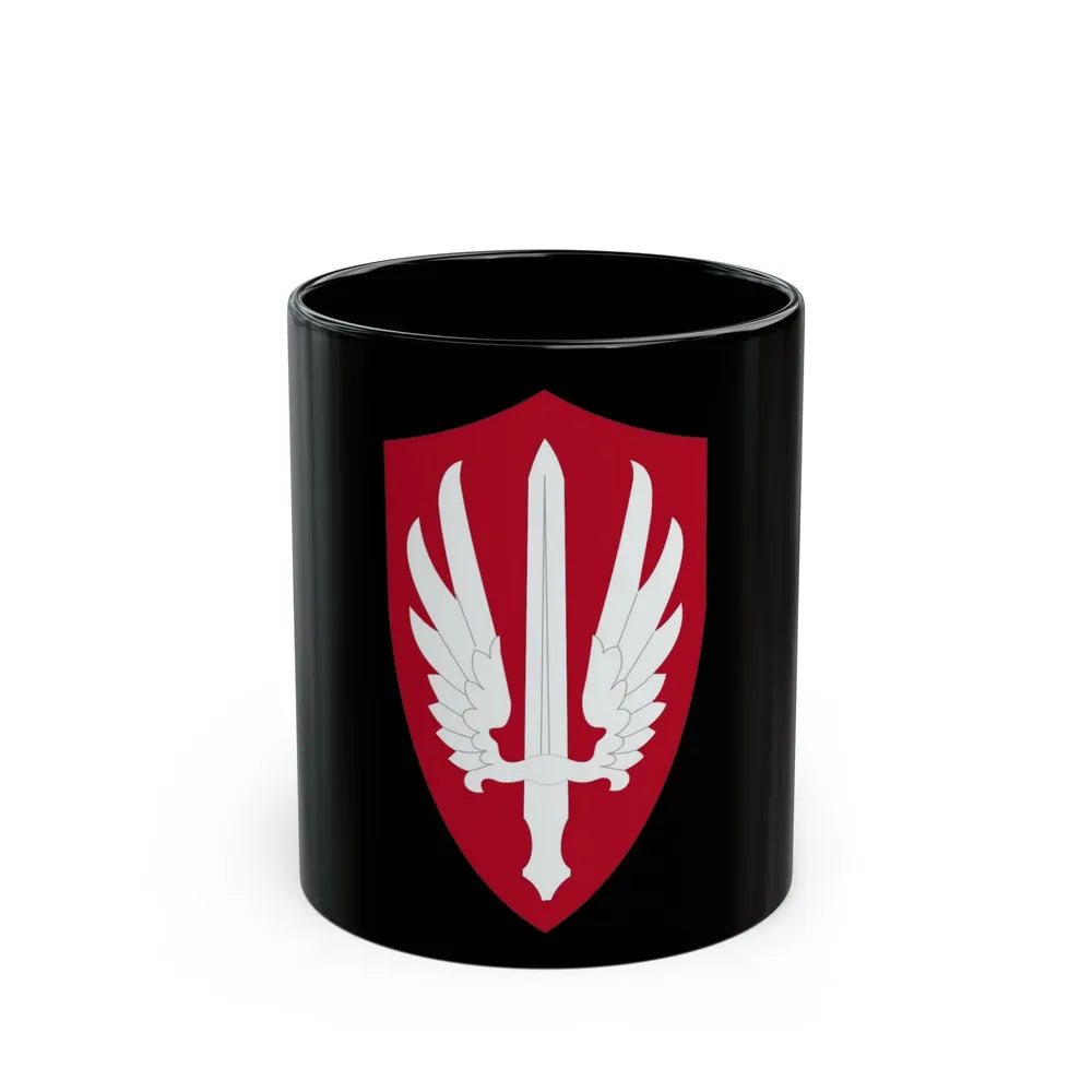 Special Category With Air Force SCARWAF (U.S. Army) Black Coffee Mug-11oz-Go Mug Yourself