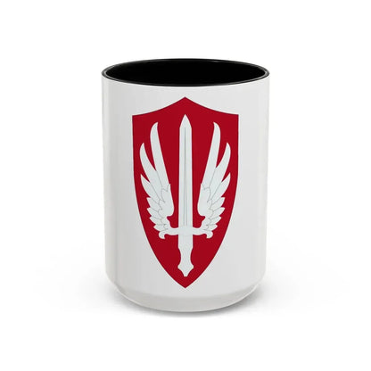 Special Category With Air Force SCARWAF (U.S. Army) Accent Coffee Mug 15oz Black - Go Mug Yourself