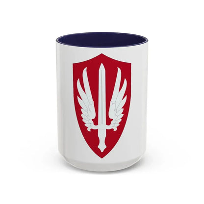 Special Category With Air Force SCARWAF (U.S. Army) Accent Coffee Mug 15oz Navy - Go Mug Yourself