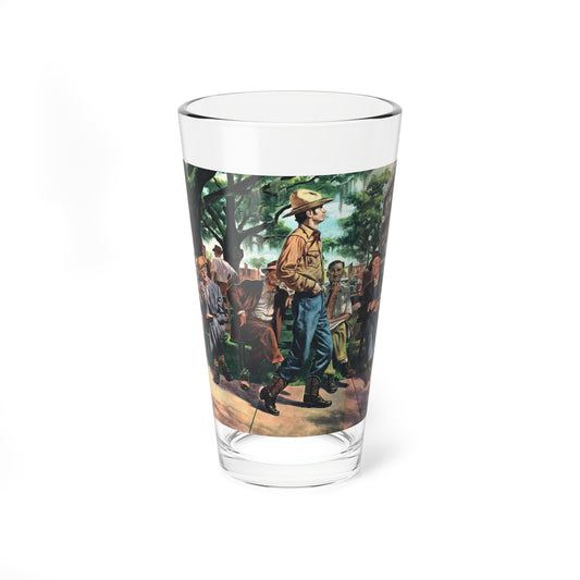 Special Deputy, Collier's, November 8, 1952 (Magazine Illustration) Pint Glass 16oz-16oz-Go Mug Yourself