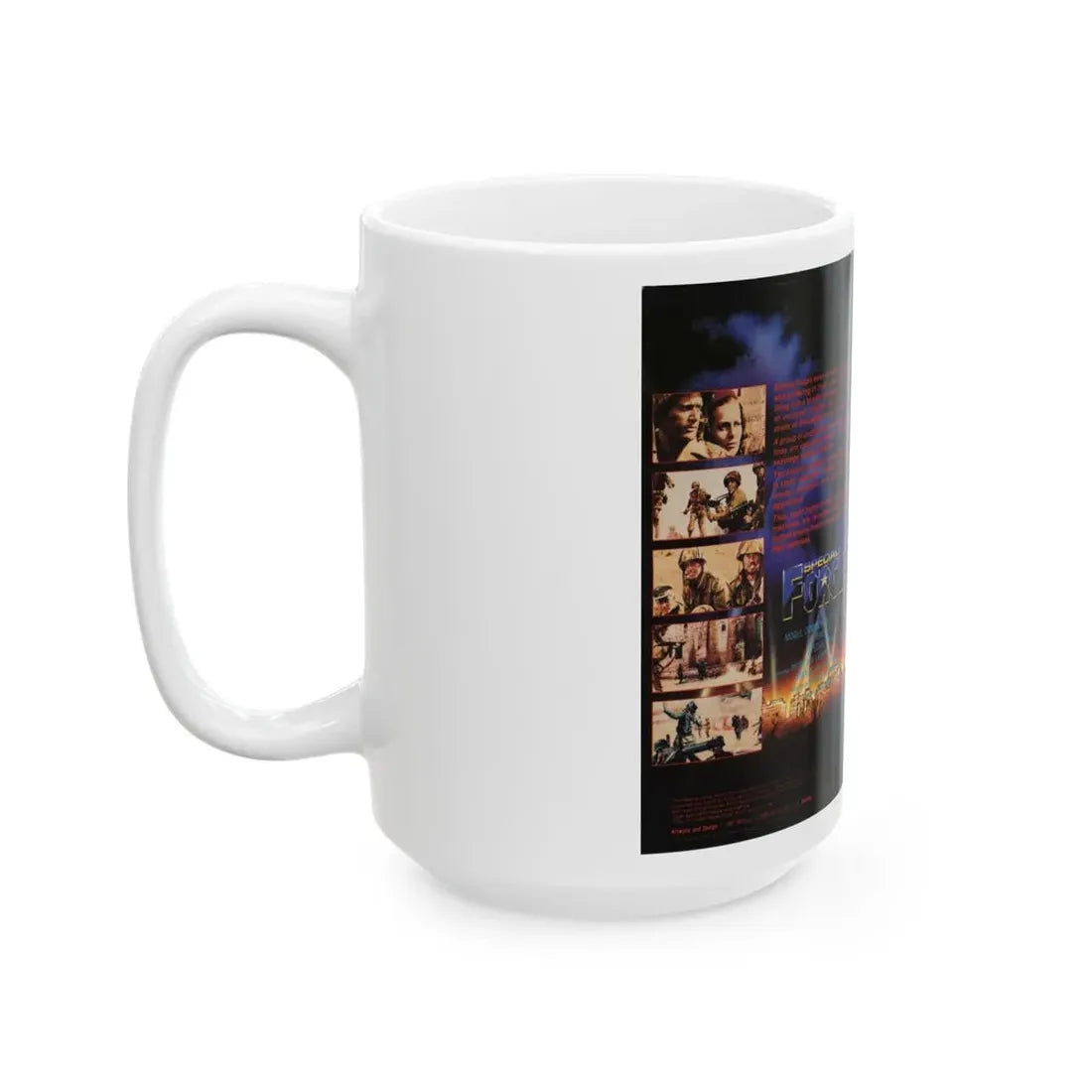 SPECIAL FORCE (VHS COVER) - White Coffee Mug - Go Mug Yourself