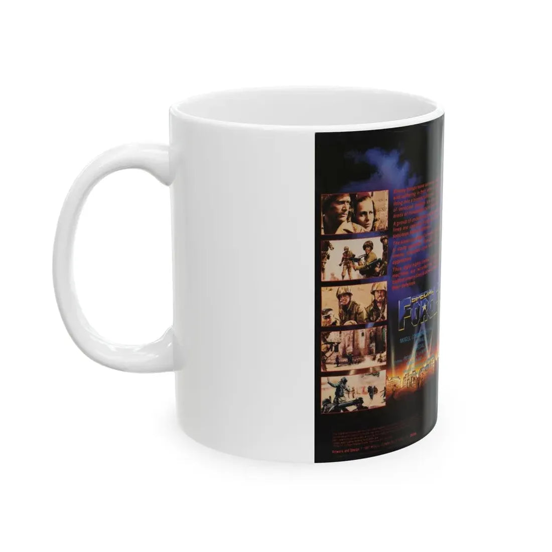 SPECIAL FORCE (VHS COVER) - White Coffee Mug - Go Mug Yourself
