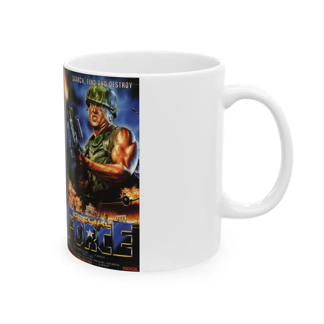 SPECIAL FORCE (VHS COVER) - White Coffee Mug - Go Mug Yourself