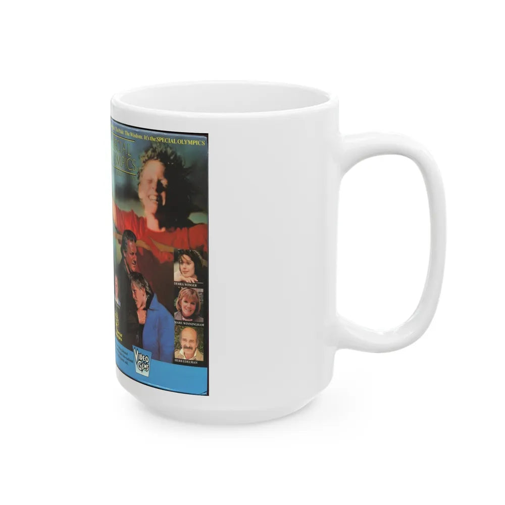 SPECIAL OLYMPICS A SPECIAL KIND OF LOVE (VHS COVER) - White Coffee Mug-Go Mug Yourself