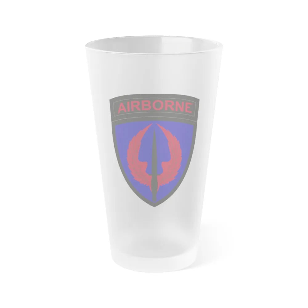 Special Operations Aviation Command (U.S. Army) Frosted Pint Glass 16oz-Go Mug Yourself