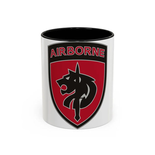 Special Operations Command Africa (U.S. Army) Accent Coffee Mug 11oz Black - Go Mug Yourself