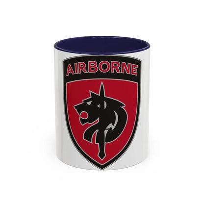 Special Operations Command Africa (U.S. Army) Accent Coffee Mug 11oz Navy - Go Mug Yourself