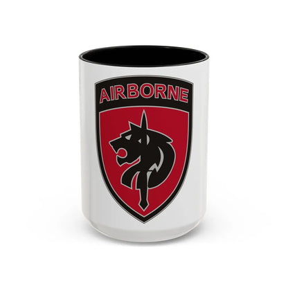 Special Operations Command Africa (U.S. Army) Accent Coffee Mug 15oz Black - Go Mug Yourself