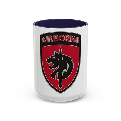 Special Operations Command Africa (U.S. Army) Accent Coffee Mug 15oz Navy - Go Mug Yourself