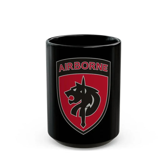 Special Operations Command Africa (U.S. Army) Black Coffee Mug 15oz - Go Mug Yourself