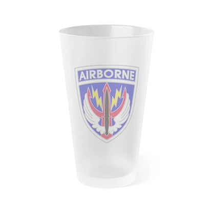 Special Operations Command Central (U.S. Army) Frosted Pint Glass 16oz-Go Mug Yourself