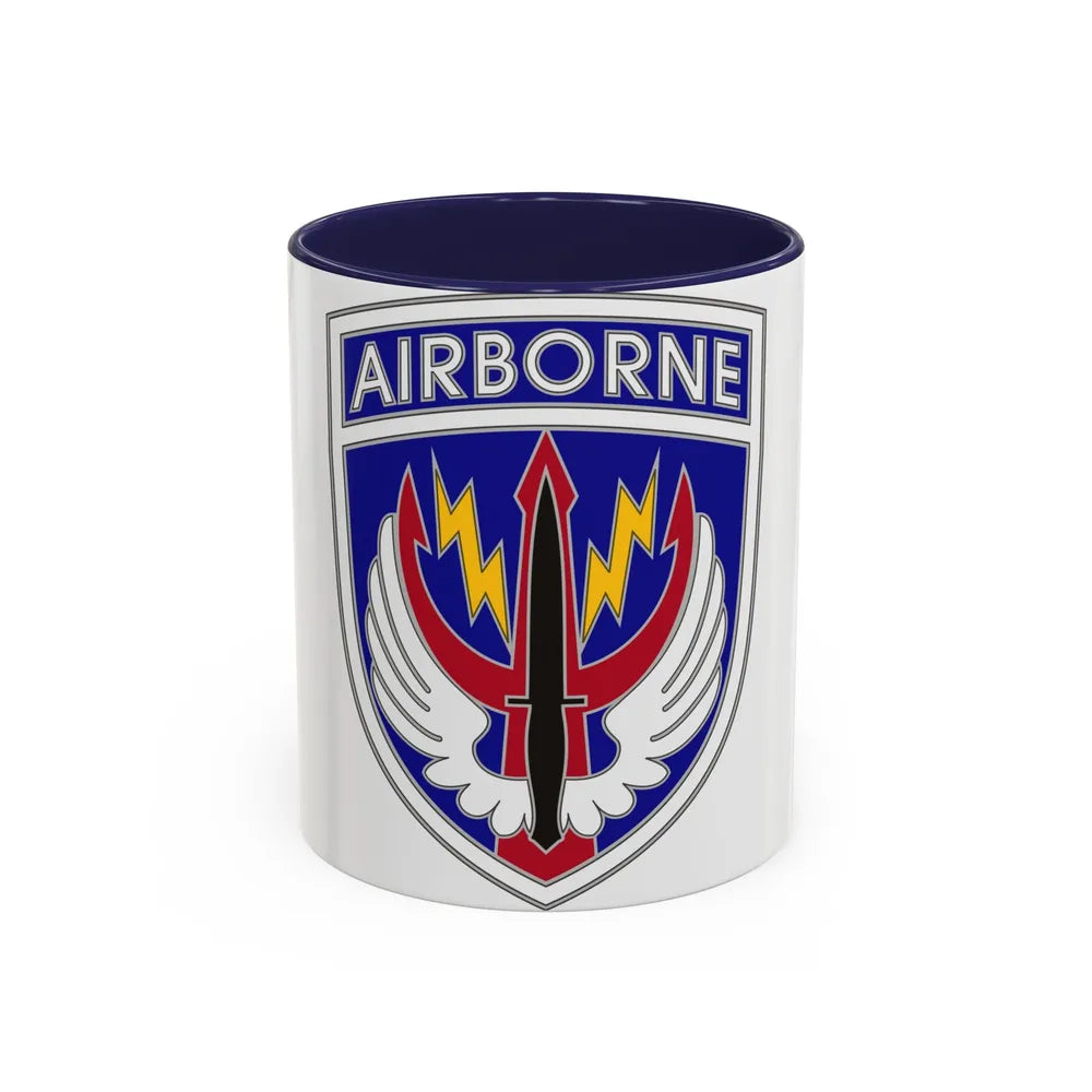 Special Operations Command Central (U.S. Army) Accent Coffee Mug 11oz Navy - Go Mug Yourself