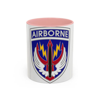 Special Operations Command Central (U.S. Army) Accent Coffee Mug 11oz Pink - Go Mug Yourself